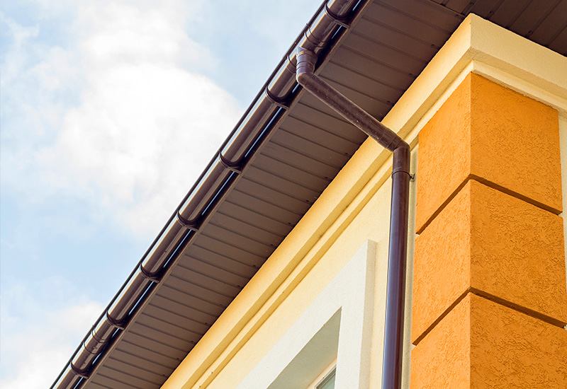 雨樋取付・長尺鉄板塗・鉄部塗工事